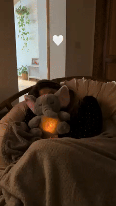 Trygghetsgosedjur med andningsrörelse – lugn och närhet för ditt barn