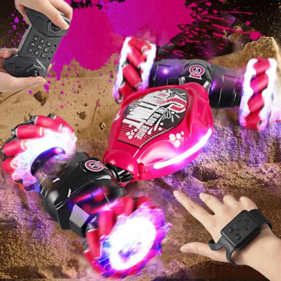 TurboTwist DualControl – Stuntbil med handstyrning och fjärrkontroll