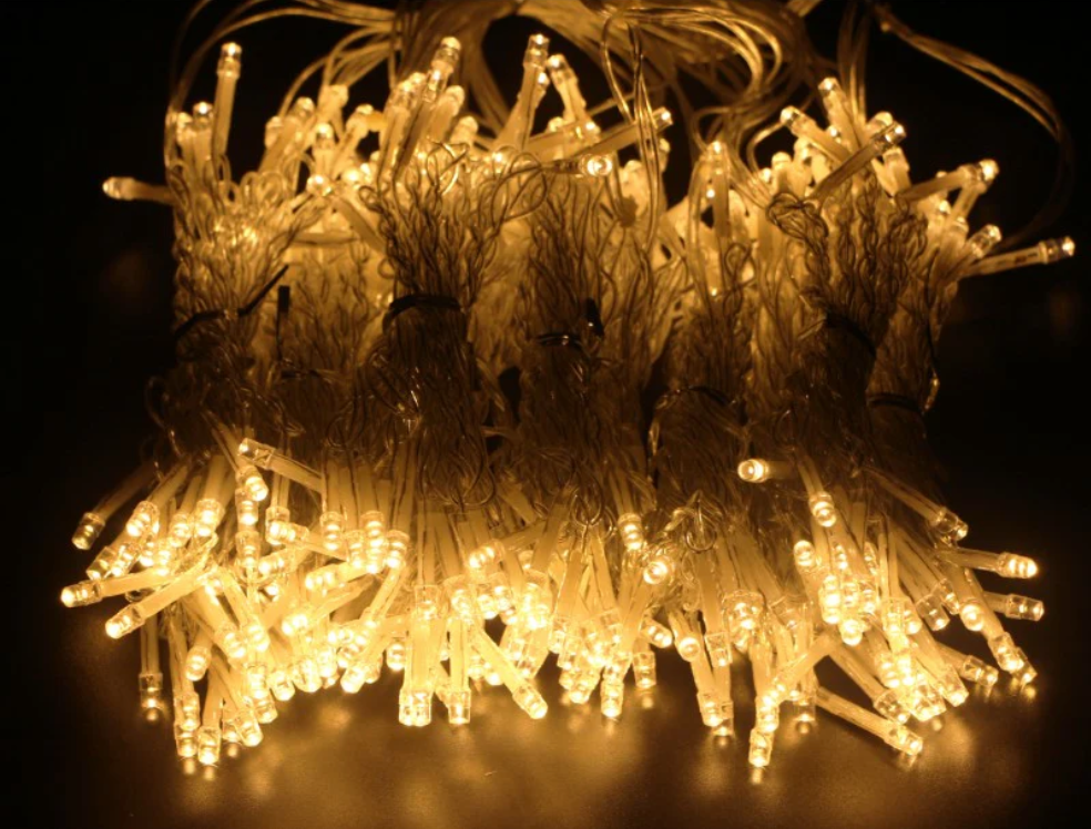 Stilren LED-ljusslingegardin – med fjärrkontroll, timer och 8 olika ljuslägen