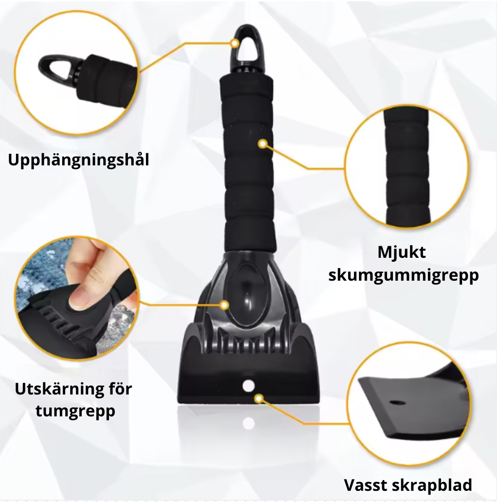 Isvante med Isskrapa – Skrapa is utan att frysa om händerna