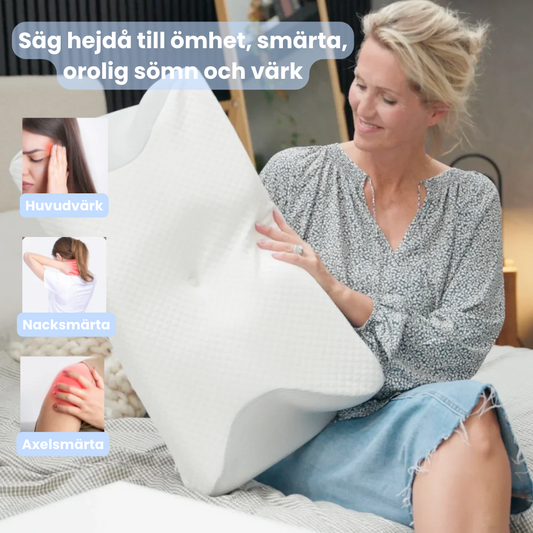 Mevoboom SleepEase™ Ortopedisk Tempur Nackkudde – Premium Komfort
