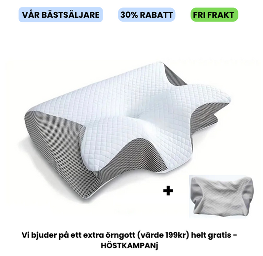 Mevoboom SleepEase™ Ortopedisk Tempur Nackkudde – Premium Komfort
