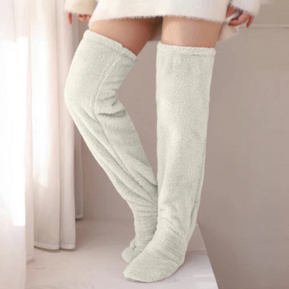CozyLuxe - långa mysstrumpor i mjuk fleece