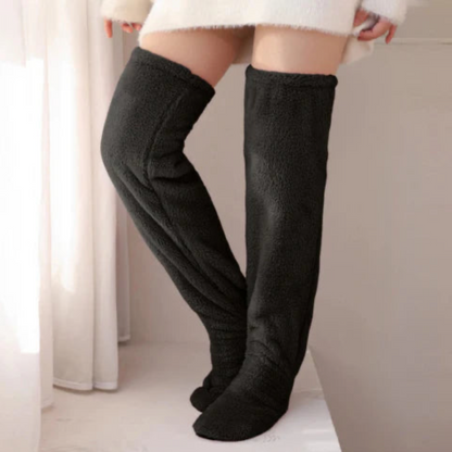 CozyLuxe - långa mysstrumpor i mjuk fleece