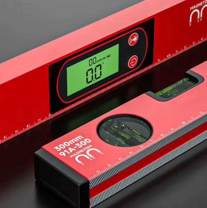 Smart Digital Nivålinjal med Magnetisk Bas och LCD-Display