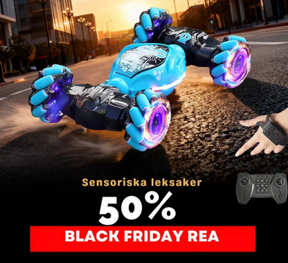 TurboTwist DualControl – Stuntbil med handstyrning och fjärrkontroll