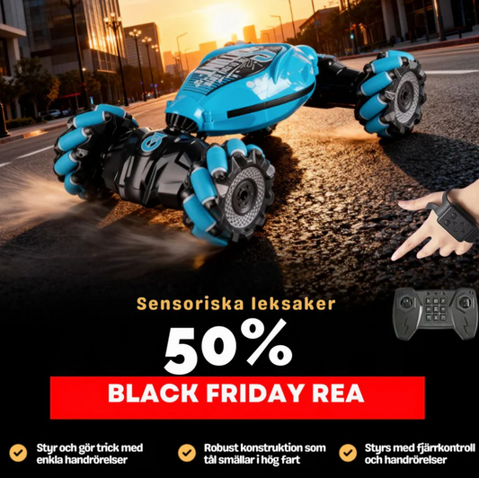 TurboTwist DualControl – Stuntbil med handstyrning och fjärrkontroll