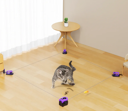 ActiveCat Interaktiv Kattleksak – Aktiverar, motionerar & roar din katt