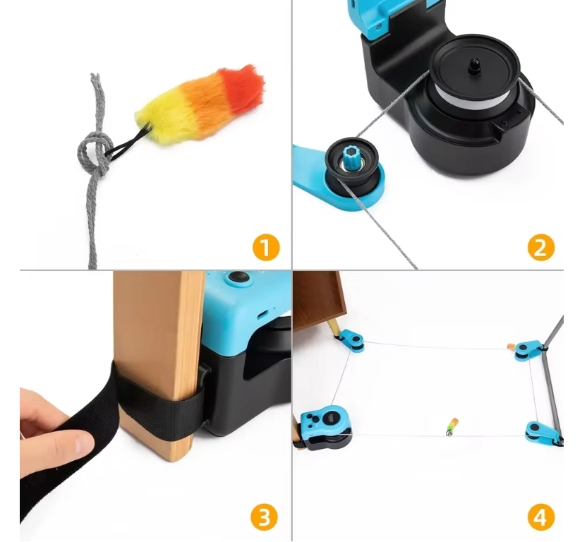 ActiveCat Interaktiv Kattleksak – Aktiverar, motionerar & roar din katt