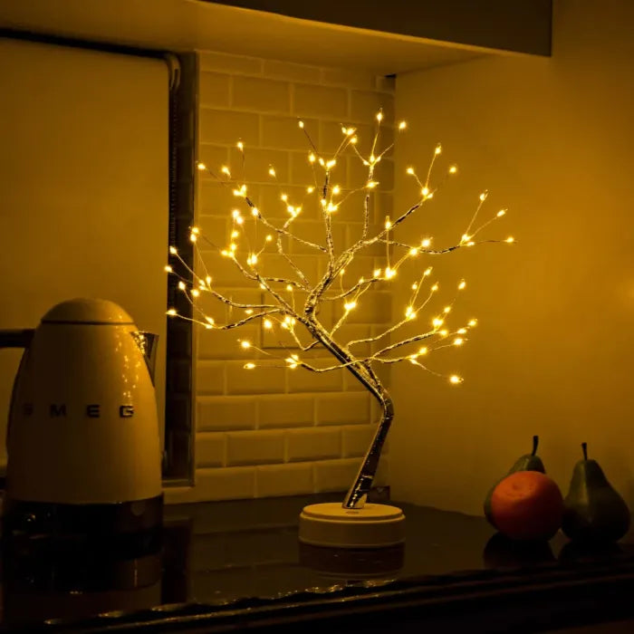 Ljusträd – julbelysning med varmvitt sken